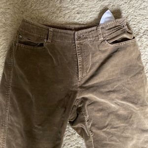 Corduroy Greenish Brown Pants